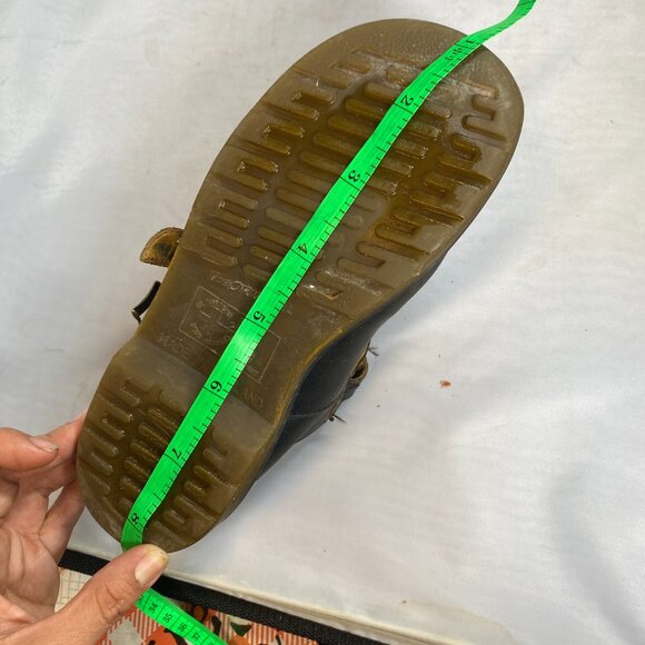 DR. MARTENS  MARY JANE CRAZY HORSE WOMENS SHOES Sz 6 - Picture 12 of 12